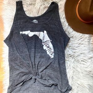 Florida Home XL gray tank top